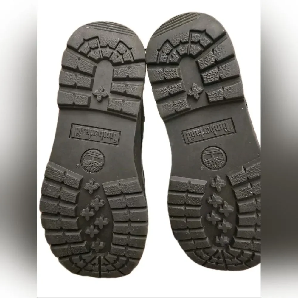Timberland Boys Black Mid Hiker Boots – Size 2 Youth